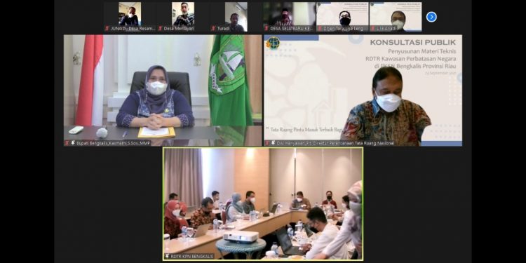 Lima Kecamatan di Bengkalis Masuk RTR KPN, Bupati Kasmarni Ikuti Konsultasi Publik Penyusunan RDTR