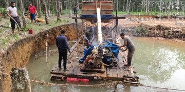 Kapolsek Kuantan Hilir  Tempuh Medan Berat Demi Tertibkan PETI