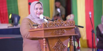 Bupati Kasmarni Buka Festival Pemilihan Bujang Dara tingkat Kabupaten Bengkalis