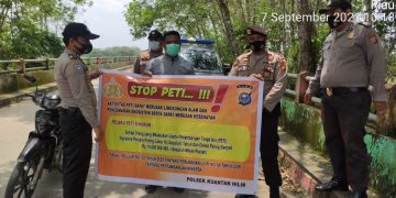 Kapolsek Kuantan Hilir Terus Himbau dan Sosialisasikan Bahaya PETI