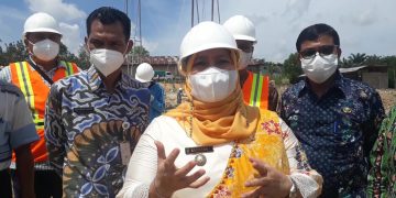 Tinjau Proyek Durolis di Duri,  Bupati Kasmarni Sebut Kebutuhan Air Bersih 3.000 Masyarakat Akan Terlayani