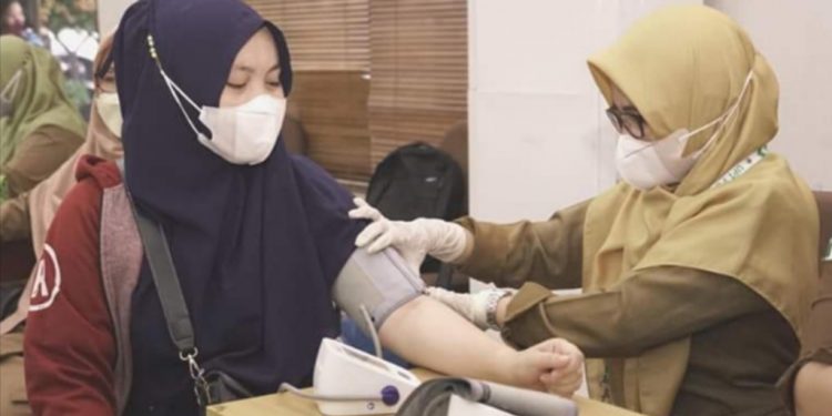 1.000 Vaksin  di Gedung Bathin Betuah Duri, Camat Riki Sebut Akan Terus digencarkan Hingga Target 70 Persen
