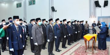 Bupati Bengkalis Lantik Pejabat Pimpinan Tinggi, Administrator dan Pengawas, Kholijah Kadis Pendidikan, Edi Sakura Kadis Pariwisata