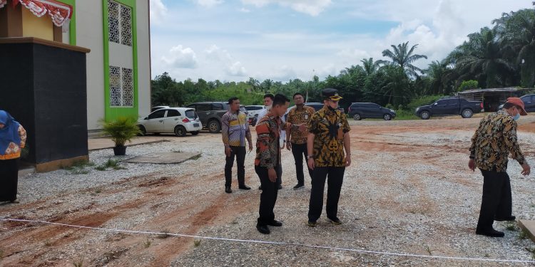 Camat Bathin Solapan Tinjau Pesiapan MTQ ke-46 Tingkat Kabupaten