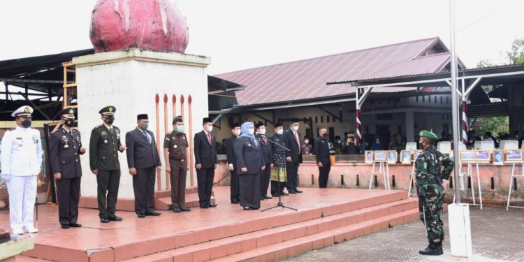 Pemkab Bengkalis Gelar Upacara Hari Pahlawan di Tugu Monumen Perjuangan Desa Pedekik
