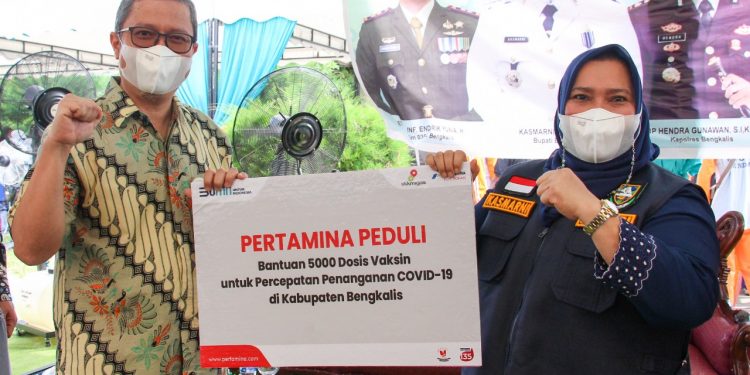 PHR Donasi 5.000  Vaksin Untuk Masyarakat Duri