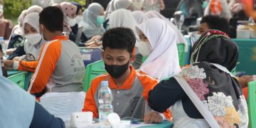 Vaksinasi Massal untuk Pelajar di Mandau Berjalan Lancar