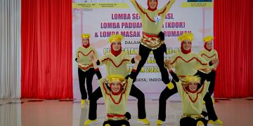 Dinkes  Bengkalis Juarai Lomba Senam Kreasi  TP-PKK Kabupaten