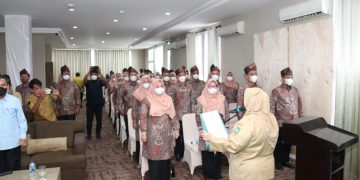 Diketuai Siti Aisyah, Bupati Kasmarni Lantik Pengurus Dekranasda Bengkalis di Duri