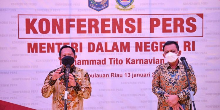 Mendagri Sebut Pemprov Kepri Telah  Berhasil Meredam Pandemi Covid-19 Dengan Baik