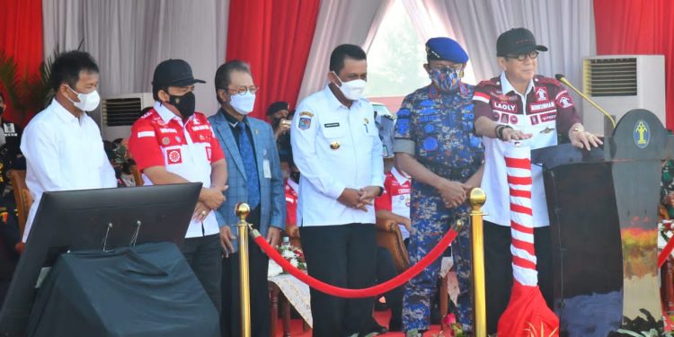 Gubernur Kepri Dampingi Menkumham Hadiri Hari Bhakti Imigrasi ke-72