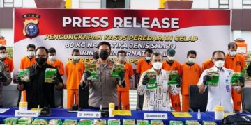 Polda Riau Tangkap 11 Jaringan Narkoba Jenis Sabu dari Malaysia