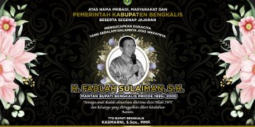 Mantan Bupati Bengkalis Fadlah Sulaiman Wafat, Bupati Kasmarni Ucapkan Belasungkawa