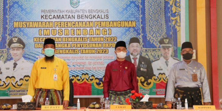 Bupati Ingatkan Musrenbang Diarahkan Pada Program Prioritas Kecamatan Bengkalis