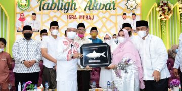 Tablig Akbar di Mesjid Arrafah Duri,  Bupati Kasmarni: Ini Merupakan Momentum Kilas Balik