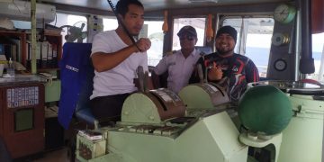 Di Roro Menuju Tugu 0 Km Sape, Bima, Tim Riaulantang Bertemu Kapten Kapal Marthen L W yang Pernah Tugas di Roro Bengkalis