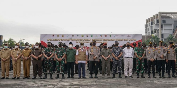 6.800 Personil Disiagakan untuk Cegah Karhutla di Riau