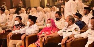 Hadiri Pelantikan DPD Gerinda Riau, Bupati Kasmarni Yakin ditangan Muhammad Rahul Gerindra Makin Jaya