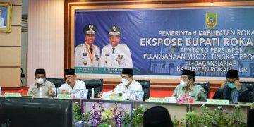 Bupati Rohil Expose Kesiapan MTQ ke XL Tingkat Provinsi Riau tahun 2022