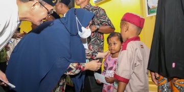 Safari di Bathin Solapan, Bupati Bengkalis Sampaikan Sejumlah Program Unggulan