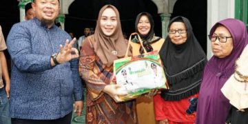 Safari Ramadhan ke Desa Harapan Baru, Camat Riki Sampaikan Ukhwah Islamiyah Tetap Harus dijaga Walau Berjauhan