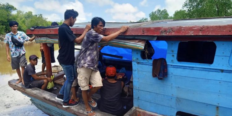 Polsek Sinaboi Gagalkan Pengiriman 30 Calon TKI Ilegal ke Malaysia