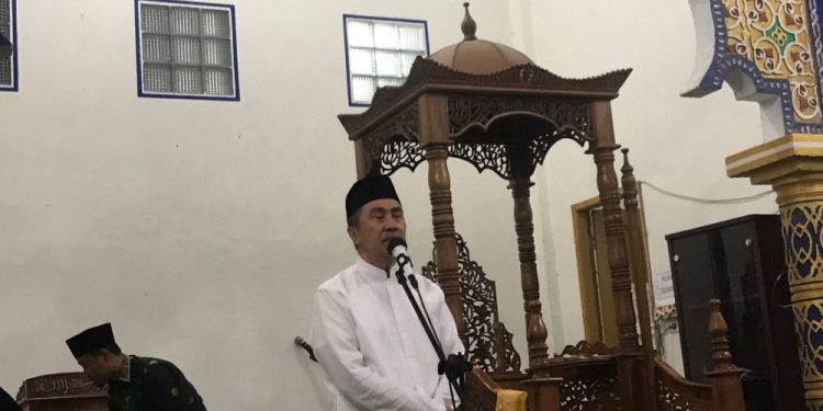 Safari Ramadhan di desa Padekik Bengkalis, Gubri Sebut Tanah Masjid  Untuk Simbolis IKN