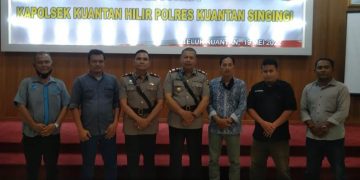 Kenal Pamit Kapolsek Kuantan Hilir, Kapolres Kuansing Sampaikan Terimakasih ke Iptu Asril Atas Dedikasinya