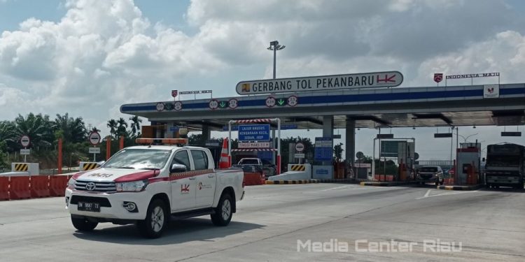H+5 Lebaran, Arus Balik Jalan Tol Pekanbaru-Dumai Mulai Ada Peningkatan