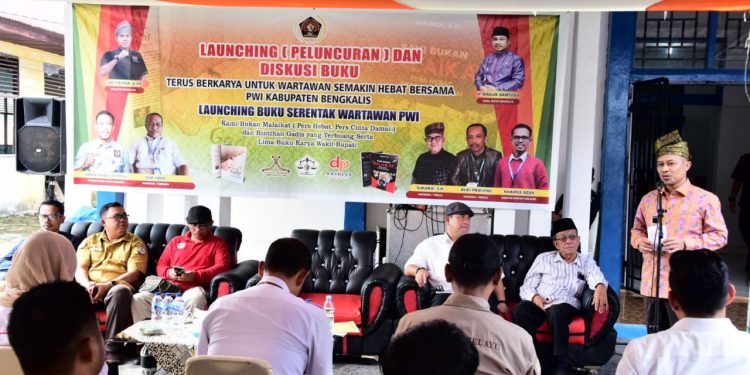 Launching 5 Buku, Wabup Bagus Santoso Berharap Lahirnya Penulis Hebat di Bengkalis