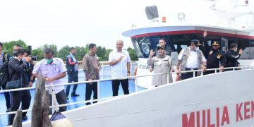 Bupati Bengkalis Lepas Pelayaran Perdana ke Melaka