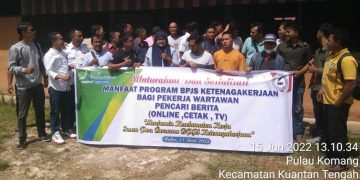 BPJS Ketenagakerjaan Kuansing Silaturrahmi dan Sosialisasi dengan Awak Media