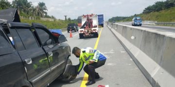 Lakalantas di Tol Pekanbaru-Dumai, Dua Orang Meninggal Dunia
