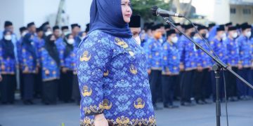 Bupati Kasmarni Pimpin Pimpin Apel Hari Kesadaran Nasional