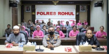 HUT Bhayangkara Ke 76, Polres Rohul Gelar Doa Bersama