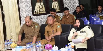 Bupati Kasmarni Paparkan Proposal DAK Integrasi Secara Virtual ke Kementrian PUPRR
