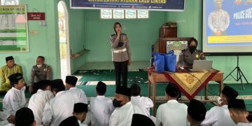 Polres Rohul Police Goes to School di MTSN 3, Gugah Kesadaran Berlalu Lintas