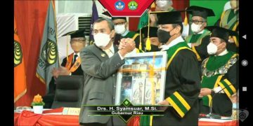 UNRI Kukuhkan Wakapolri Gatot Eddy Pramono Sebagai Guru Besar Kehormatan