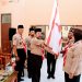 Bupati Lepas Kontingen Pramuka Kwarcab Bengkalis Jambore Nasional 2022 di Jakarta