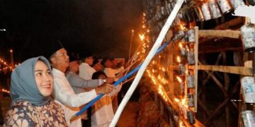 Perdana, Kecamatan Mandau Gelar Festival Lampu Colok 1 Muharram 1444 H, Masyarakat Sambut Antusias