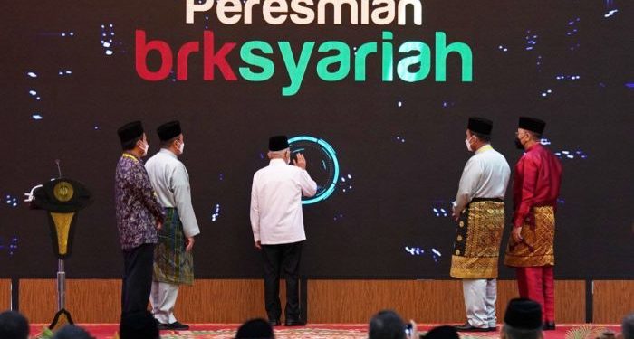 Diresmikan Wapres RI, Bank Riau Kepri Sah Jadi BRK Syariah