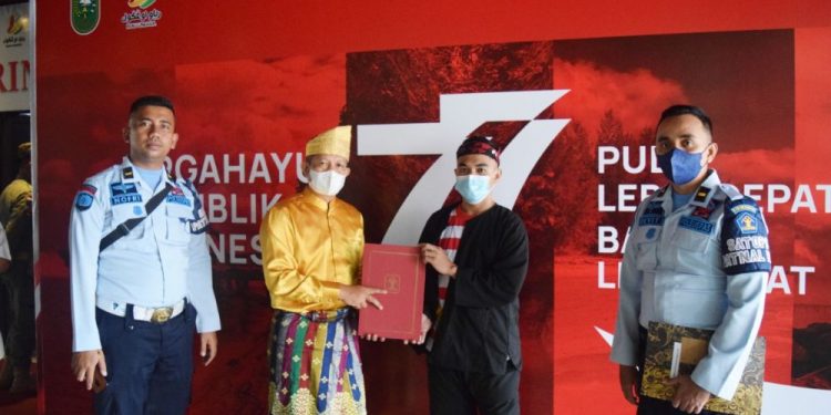 Remisi Hari Kemerdekaan, 18 Warga Binaan Rutan Pekanbaru Bebas