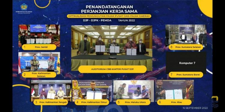 Optimalisasi Pemungutan Pajak, DJP dan Pemda Tandatangani Perjanjian Kerja Sama
