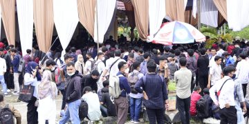 Ribuan Pelamar Serbu Job Fair di Duri, Bupati Kasmarni Pesankan Yakini Kemampuan Diri dan Rezeki