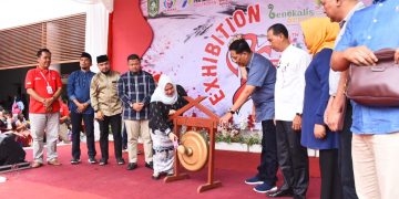 Exibition Sumpah Pemuda Ikasema di Duri, Bupati Kasmarni Ajak Pemuda Bersatu