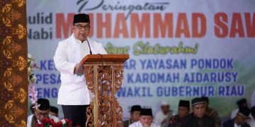 Peringati Maulid Nabi Bersama Santri, Ini pesan Wagub Riau