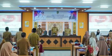 Sekda Rohil Launching Aplikasi Sialang