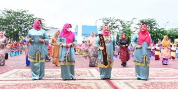 1.500 Peserta Tarian Zapin Meriahkan Jambore PAUD Kabupaten Bengkalis