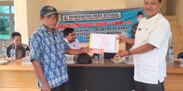 Pemdes Situgal Salurkan BLT DD untuk 85 KPM