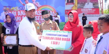 Peringatan HAN dan HAS, Bupati Bengkalis Ajak Anak Jadi Generasi Hebat